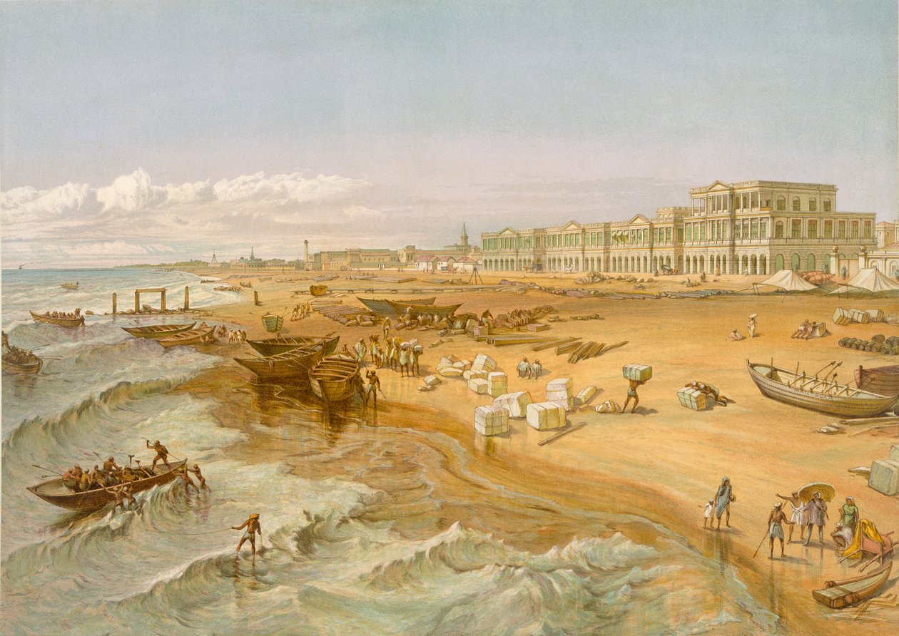 Madras, de &39;India Ancient and Modern&39;, 1867 de William Crimea Simpson