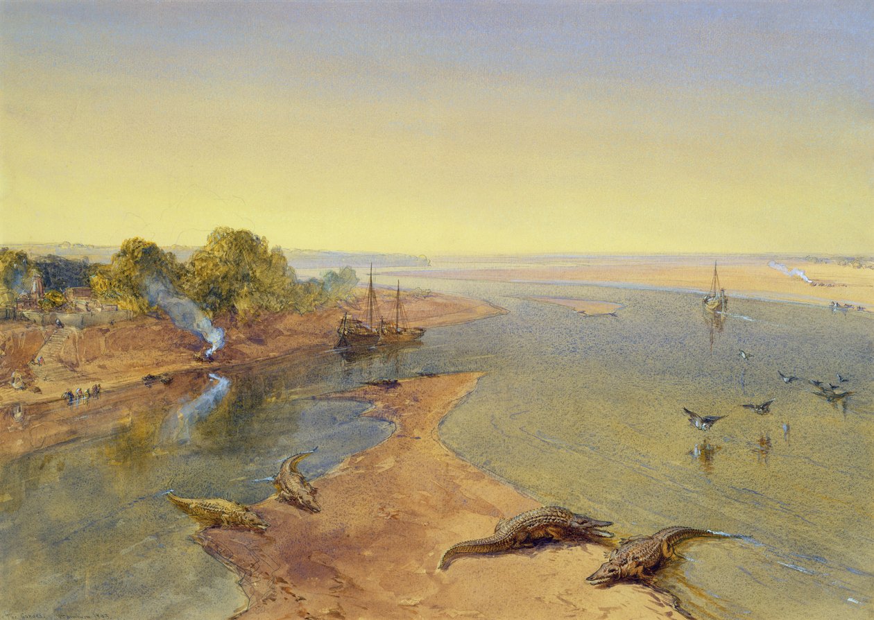 O Ganges, 1863 de William Crimea Simpson