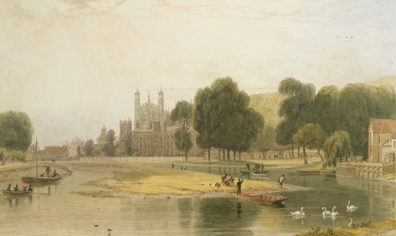 Colégio Eton, 1827 de William Daniell
