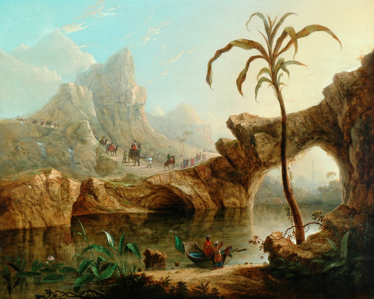 Cena no Himalaia de William Daniell
