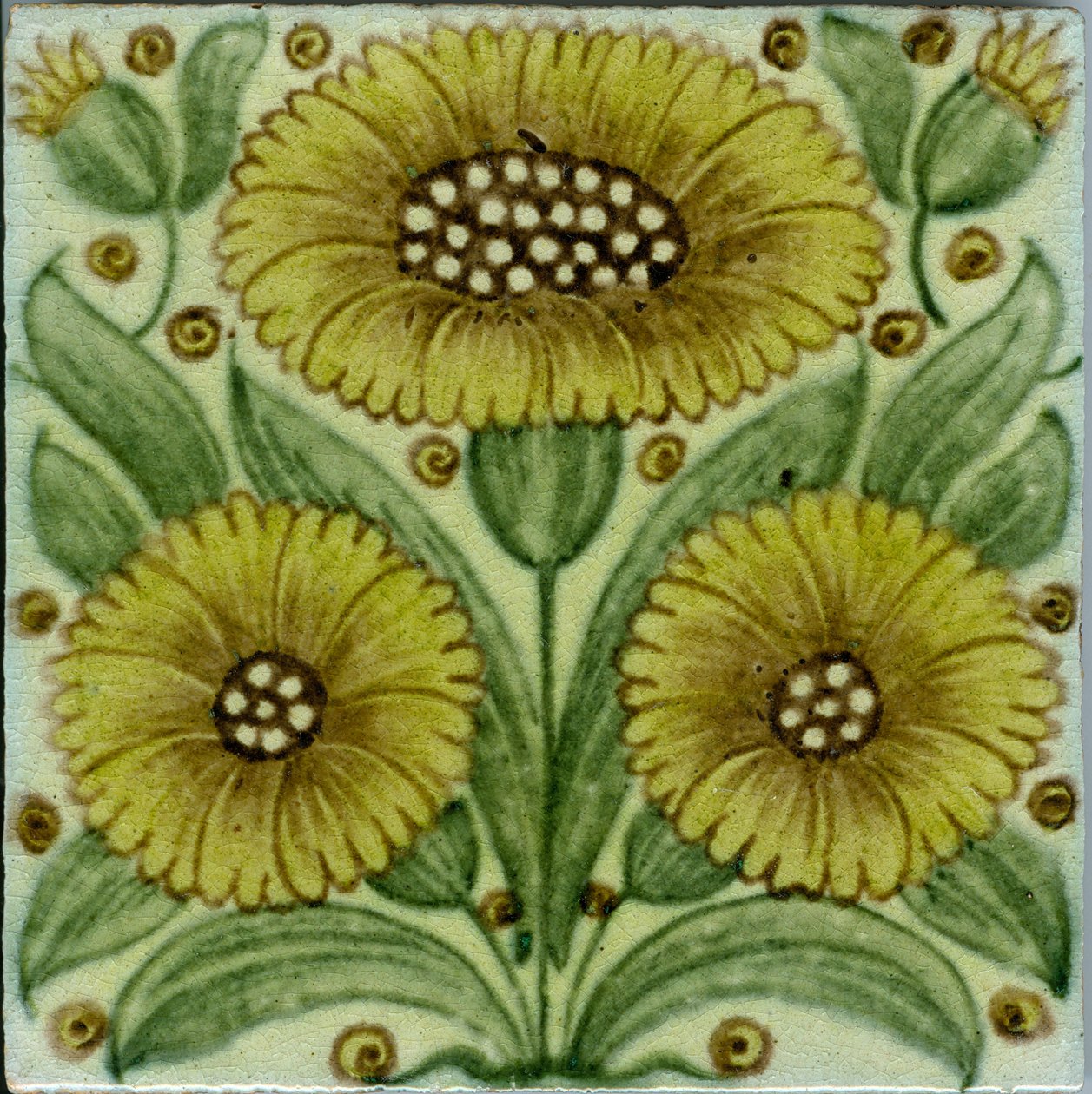 Bedford Park margarida azulejo padrão (cerâmica) de William de Morgan