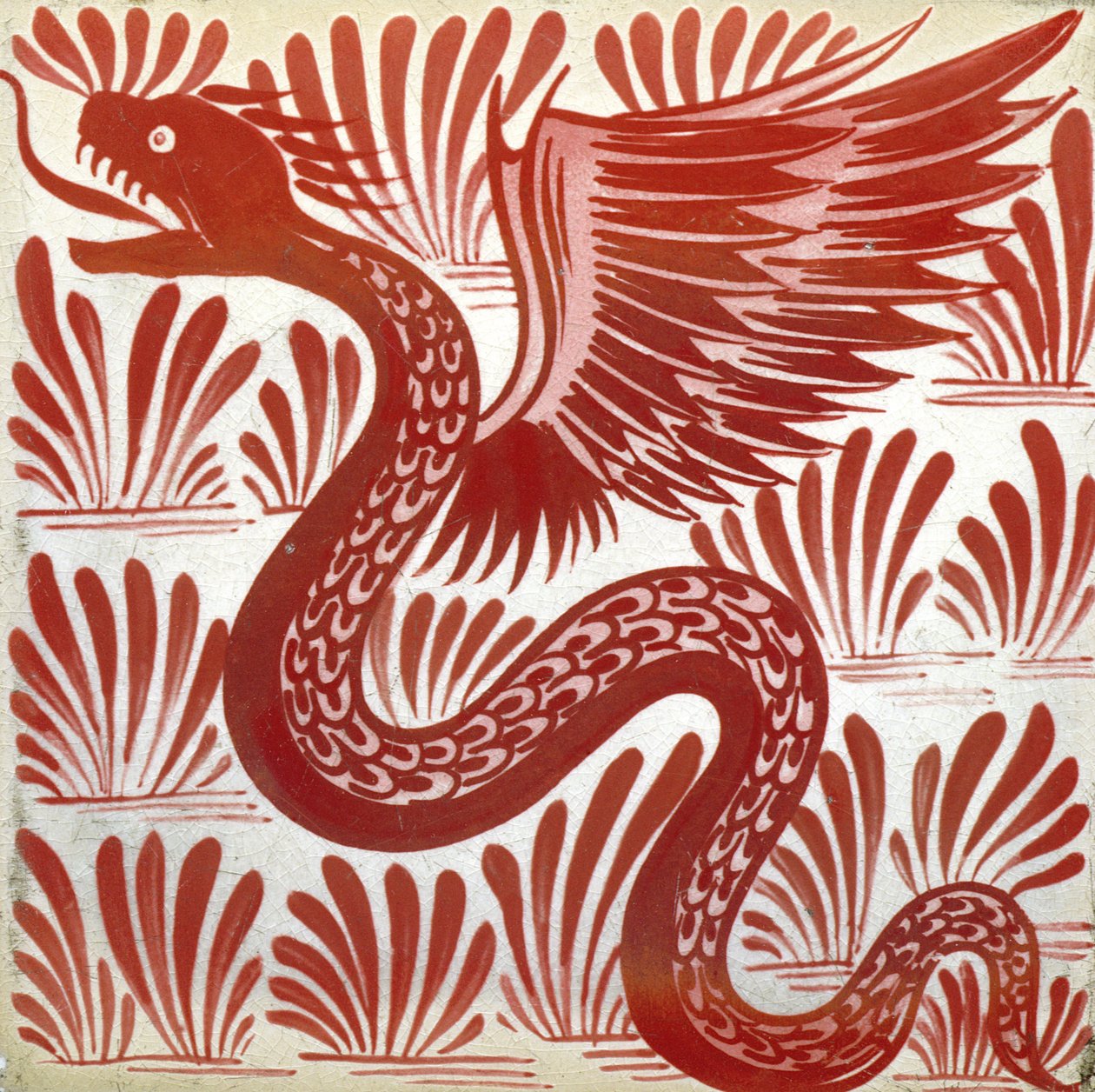 Dragão (cerâmico) de William de Morgan