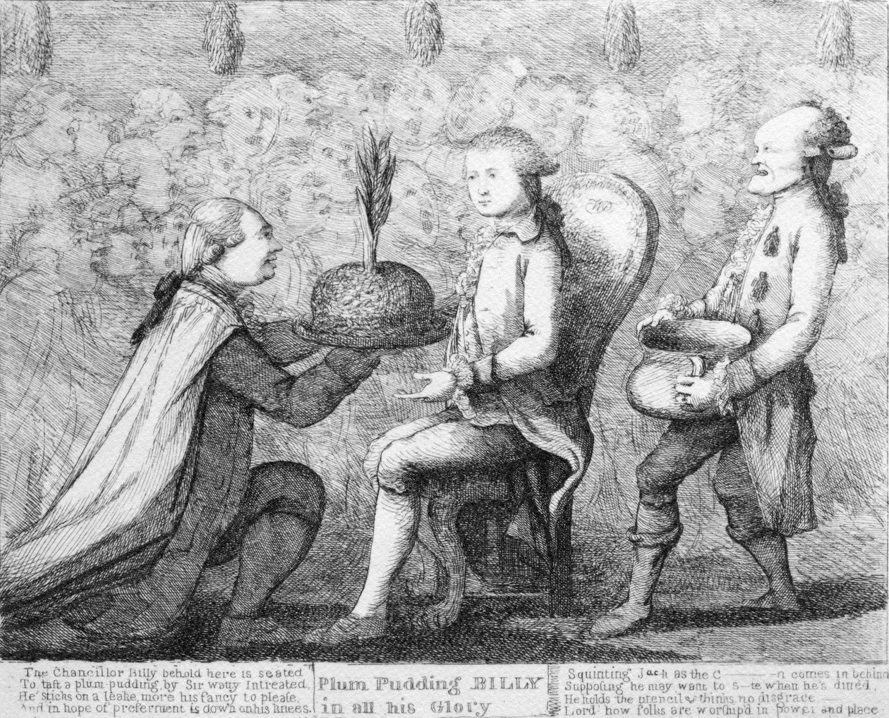 Pudim de Ameixa Billy em Toda Sua Glória, depois de Dent, 1784 de William Dent