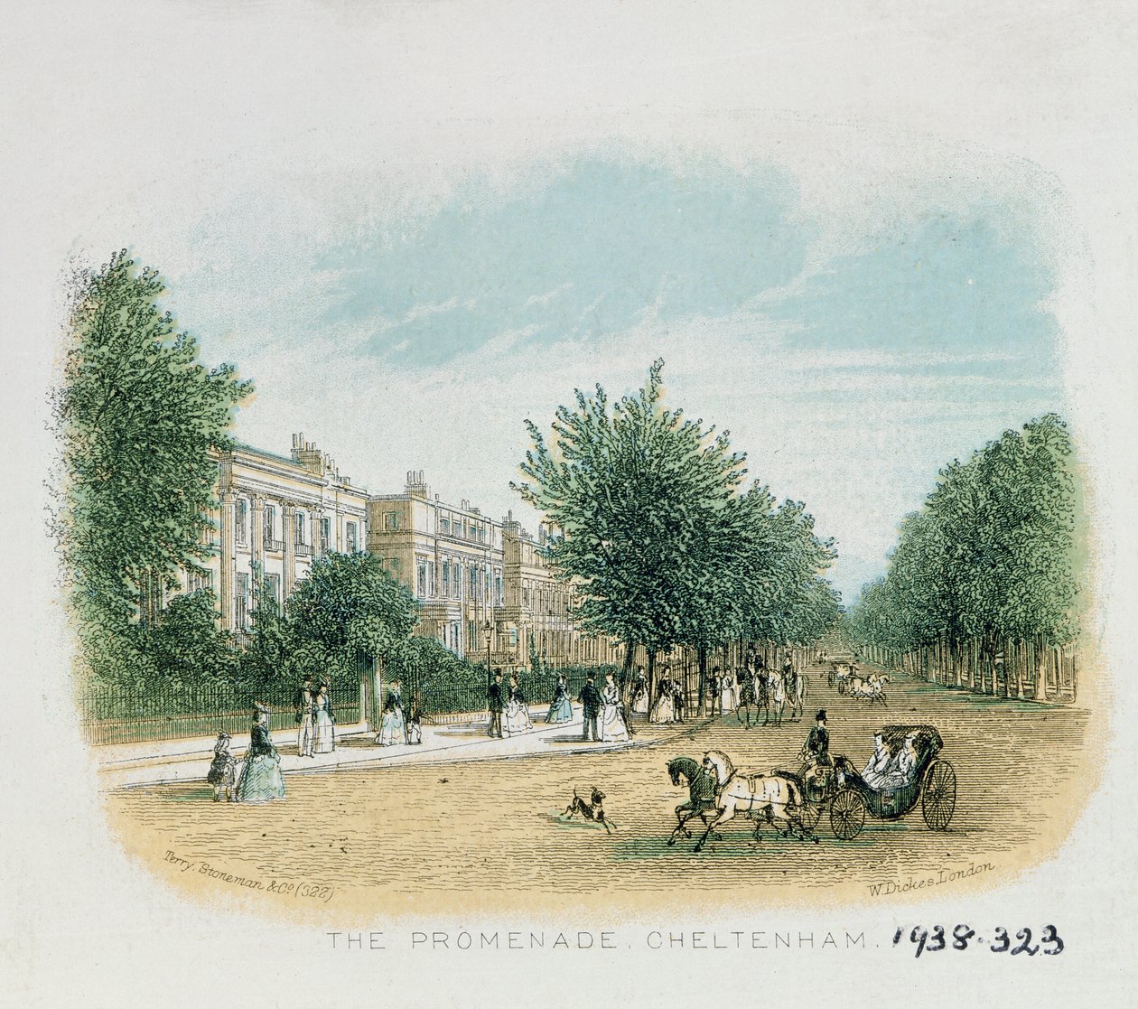 O passeio, cheltenham de William Dickes