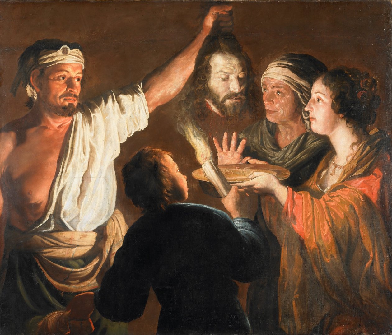 O carrasco com a cabeça de João Batista de William Dobson