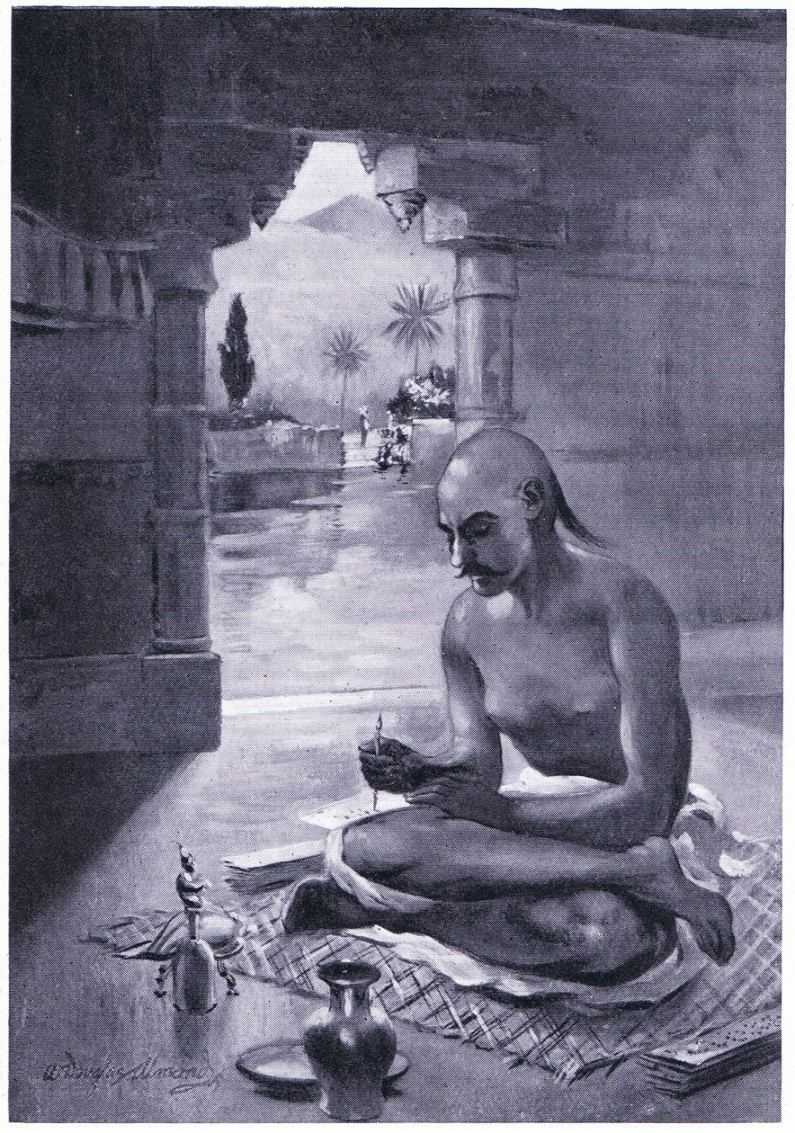 Kalidasa indinting the &39;Cloud Messenger&39; 375 AD de William Douglas Almond
