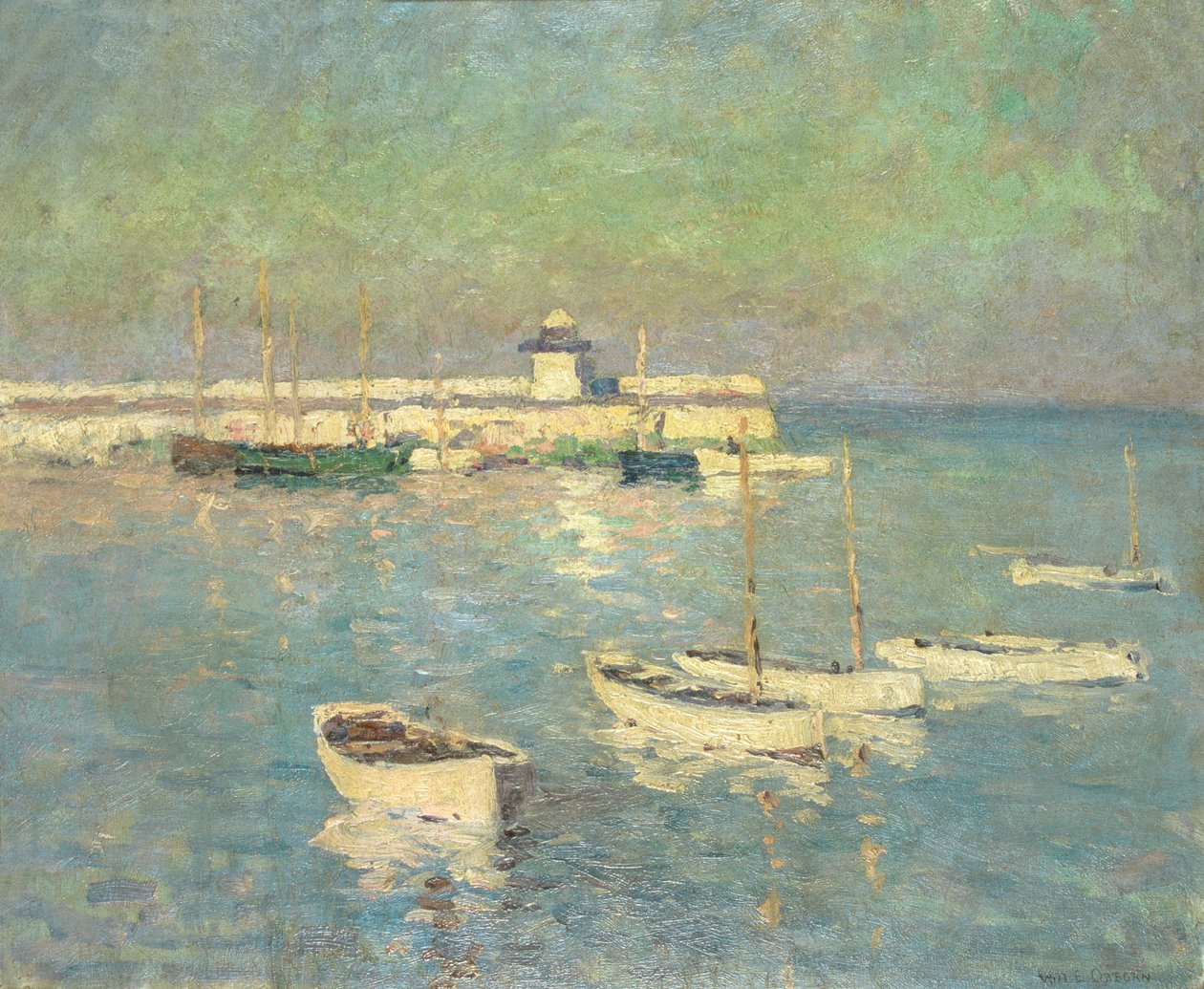 Cais de St. Ives (Smeatons Pier) de William E Osborn