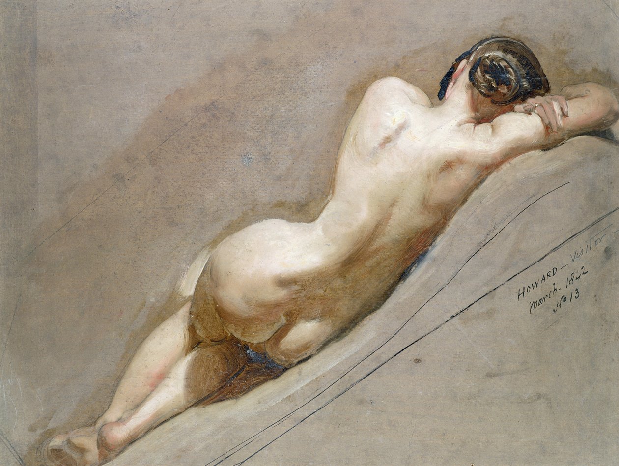 Estudo da vida da figura feminina de William Edward Frost