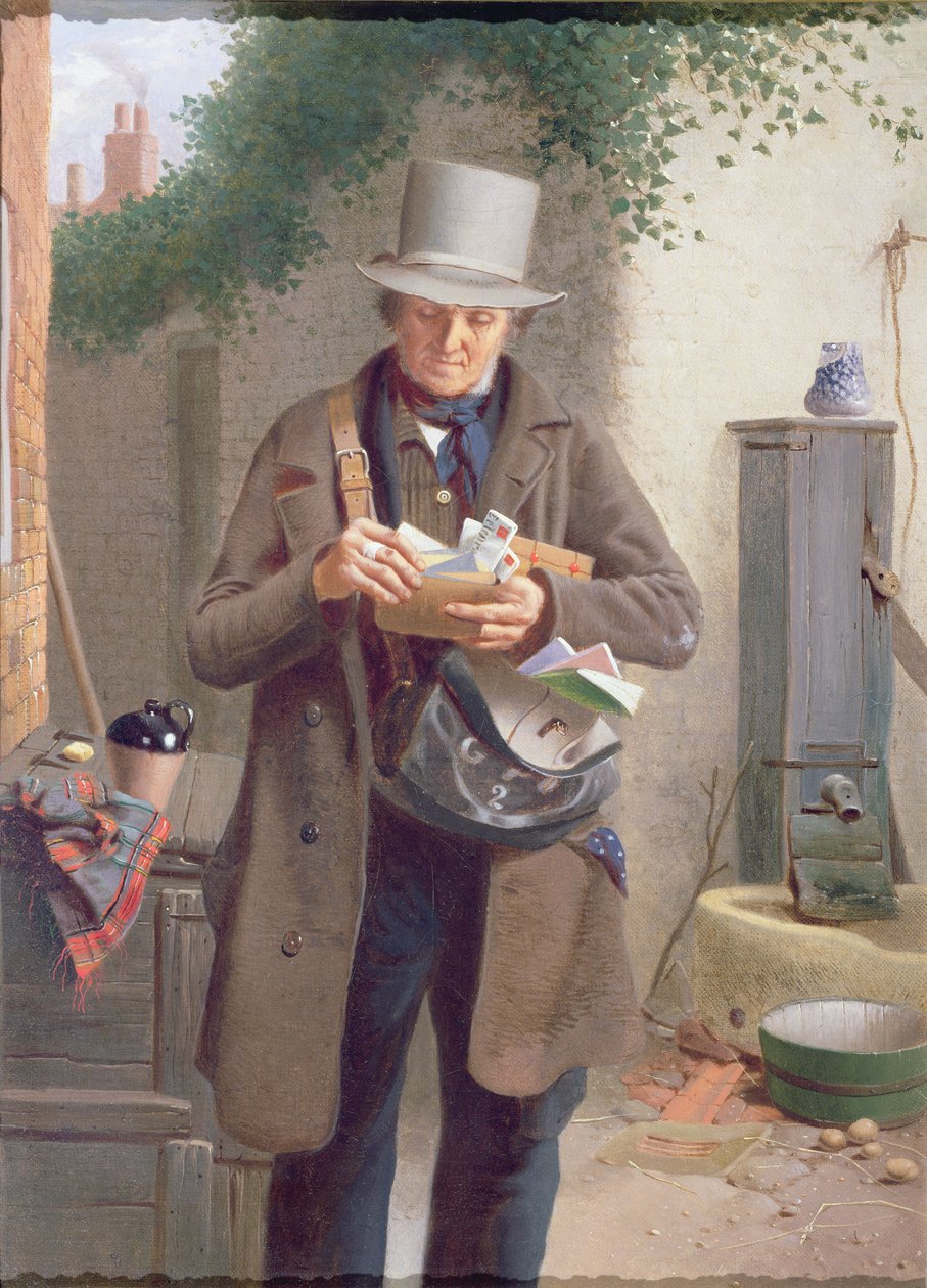 The Village Postman de William Edward Millner