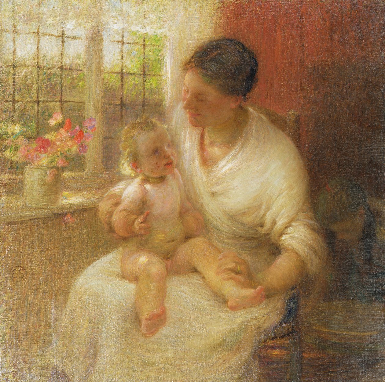 Uma casa de campo Madonna, 1907 de William Edward Stott