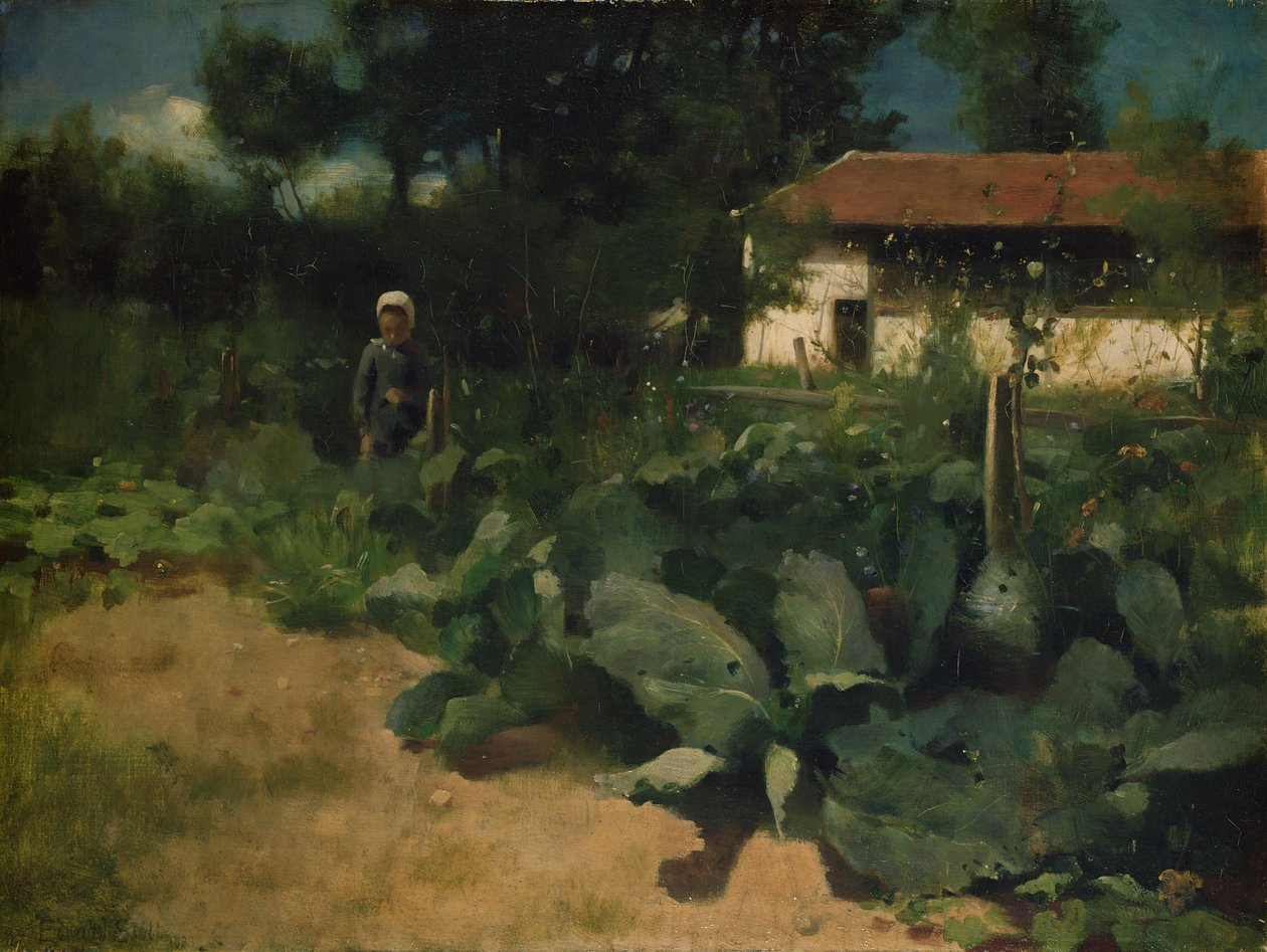 Uma cozinha francesa, 1883 de William Edward Stott