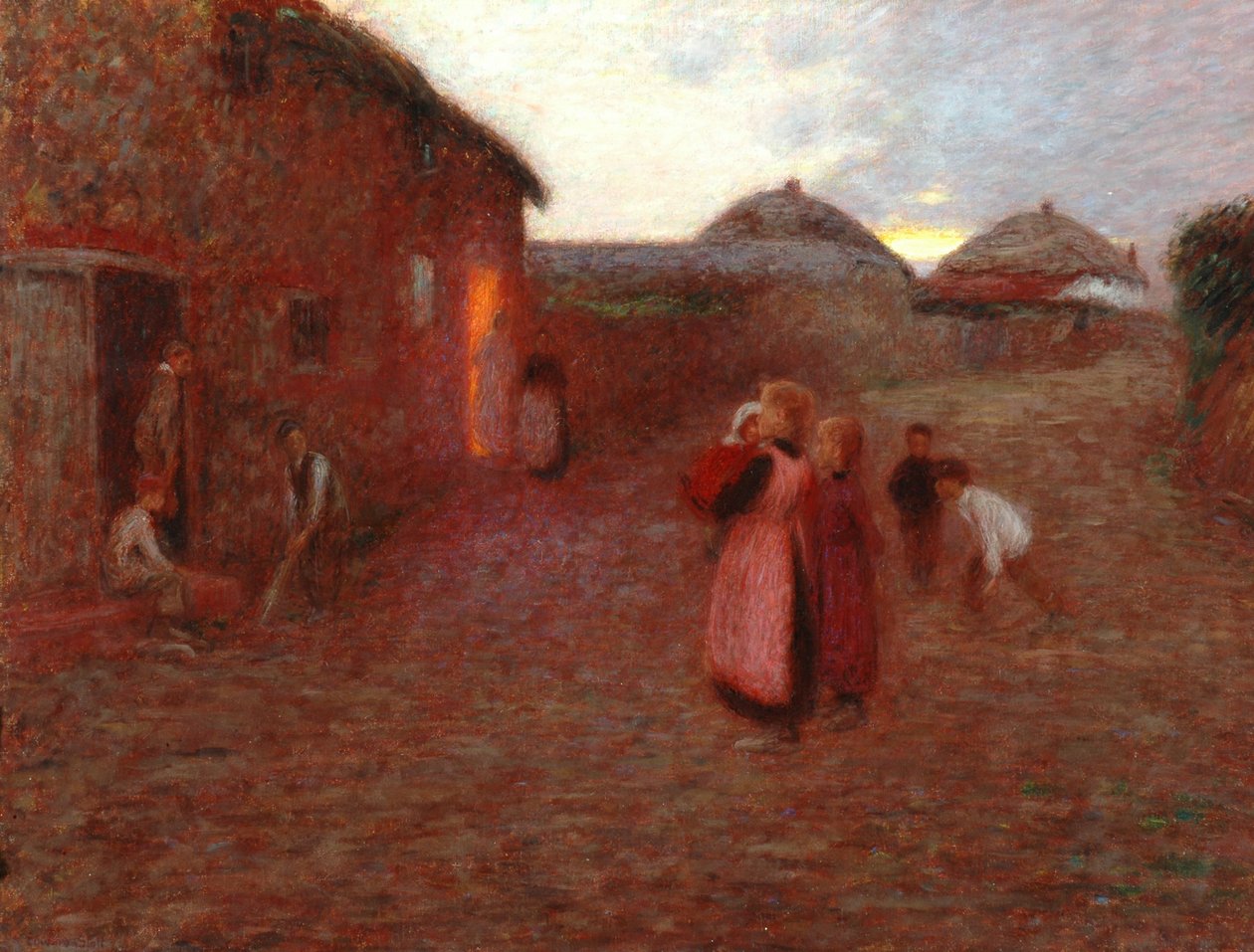 Uma rua da vila de William Edward Stott