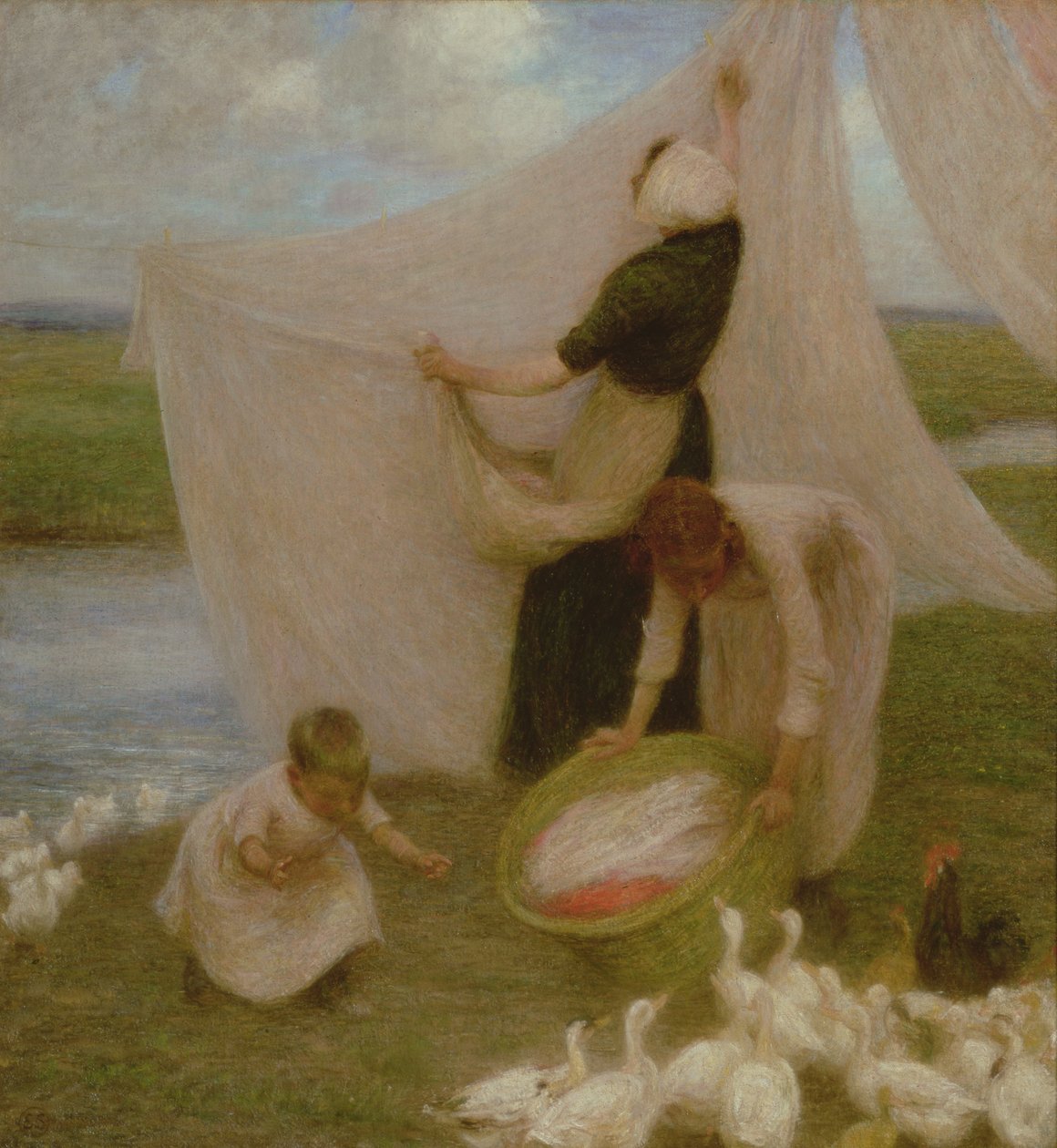 Dia de lavagem de William Edward Stott