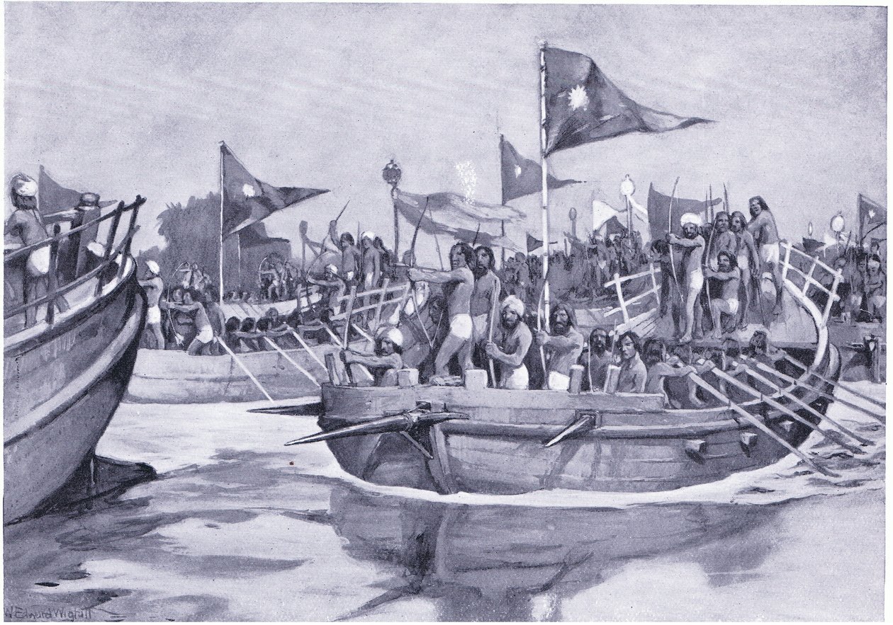 Mahmud do último sucesso de Ghazni 1026 AD de William Edward Wigfull