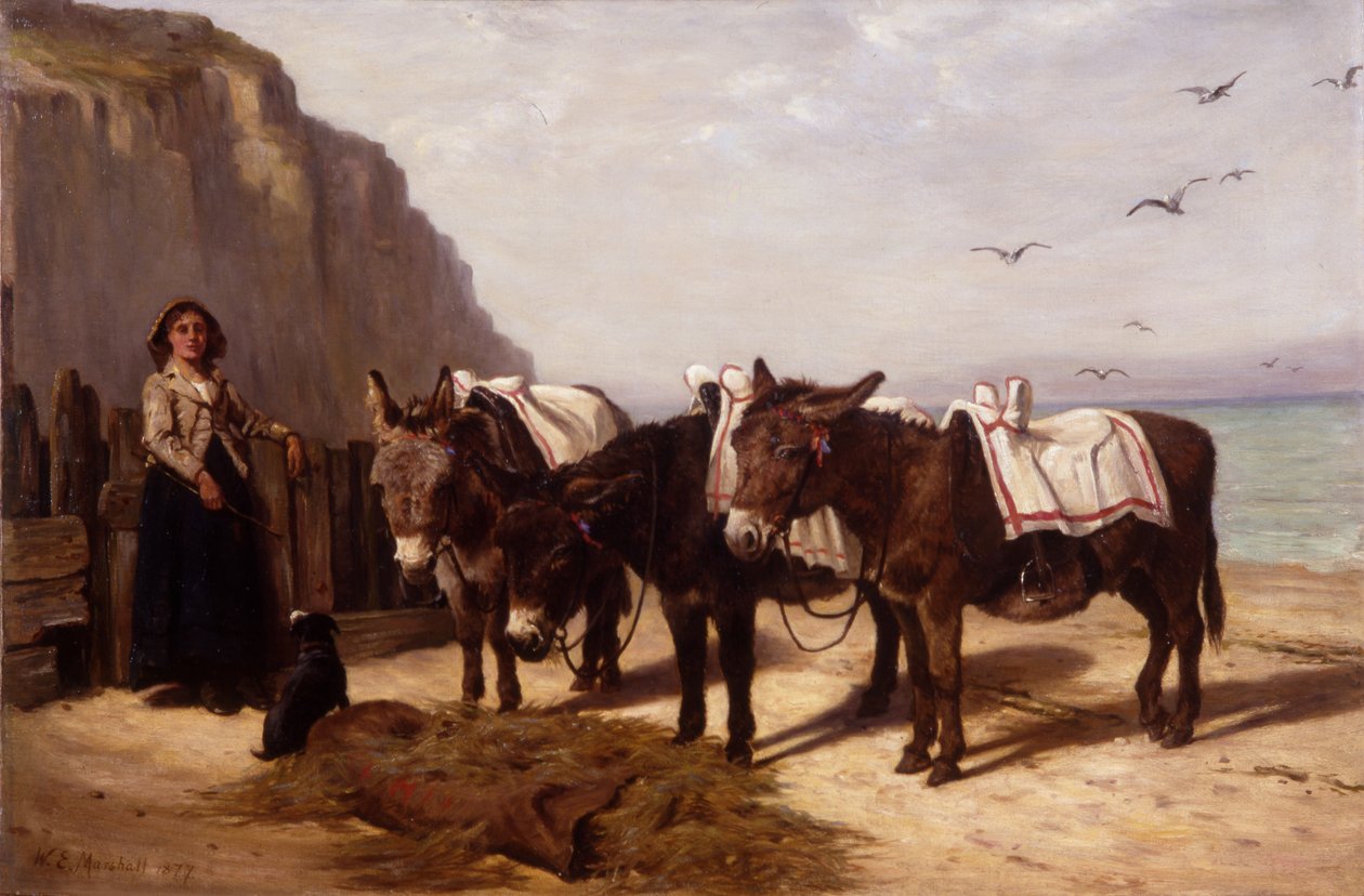 Esperando por Hire, 1877 de William Elsob Marshall