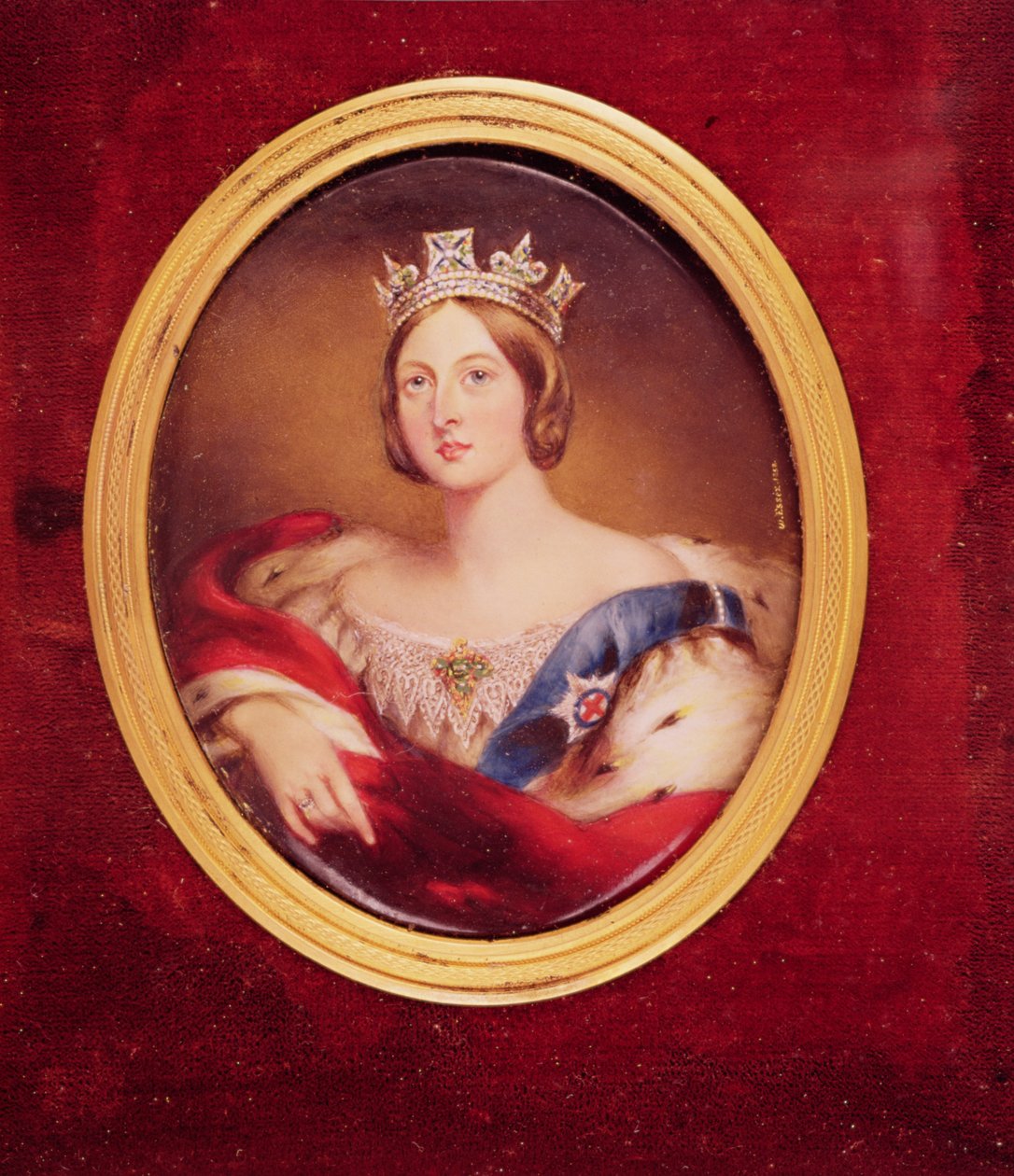 Retrato da Rainha Vitória, 1858 de William Essex