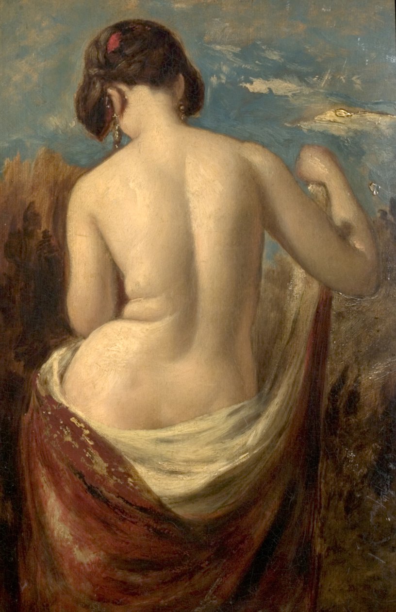 Estudo de uma figura semi-nua de William Etty