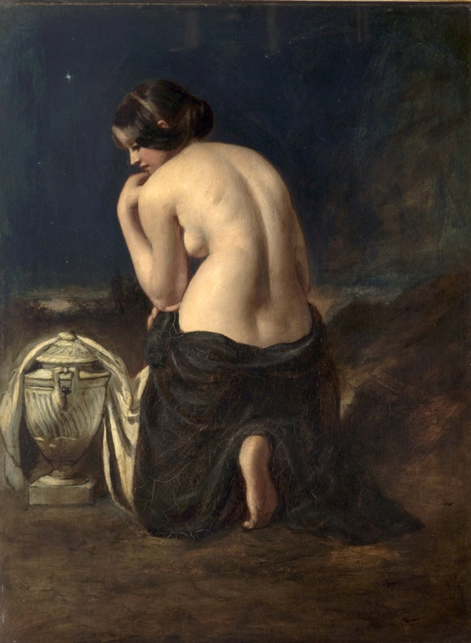 O enlutado, 1842 de William Etty
