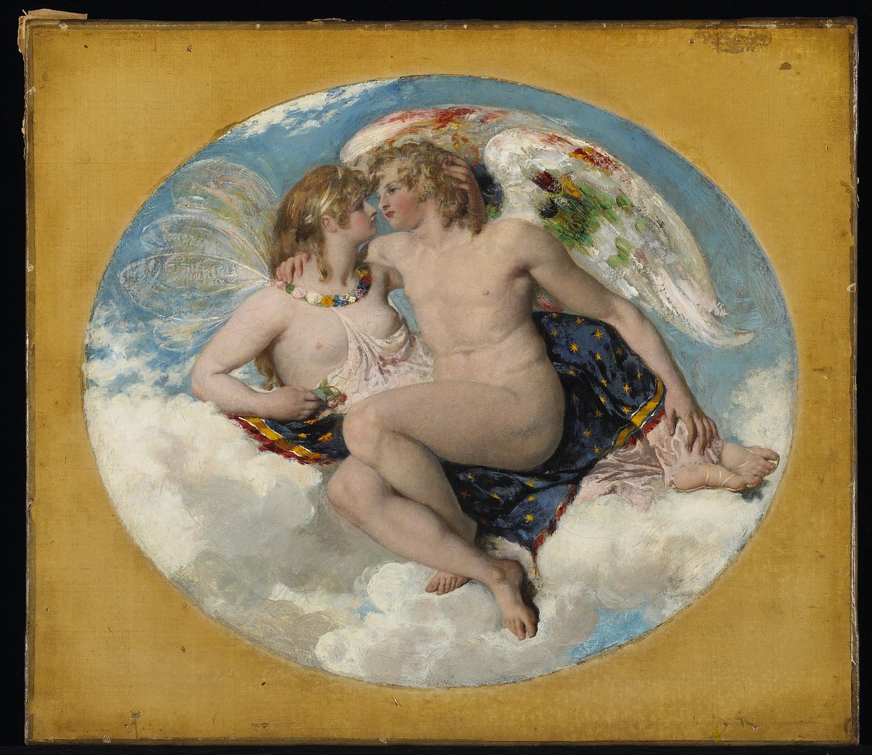 Cupido e Psique de William Etty