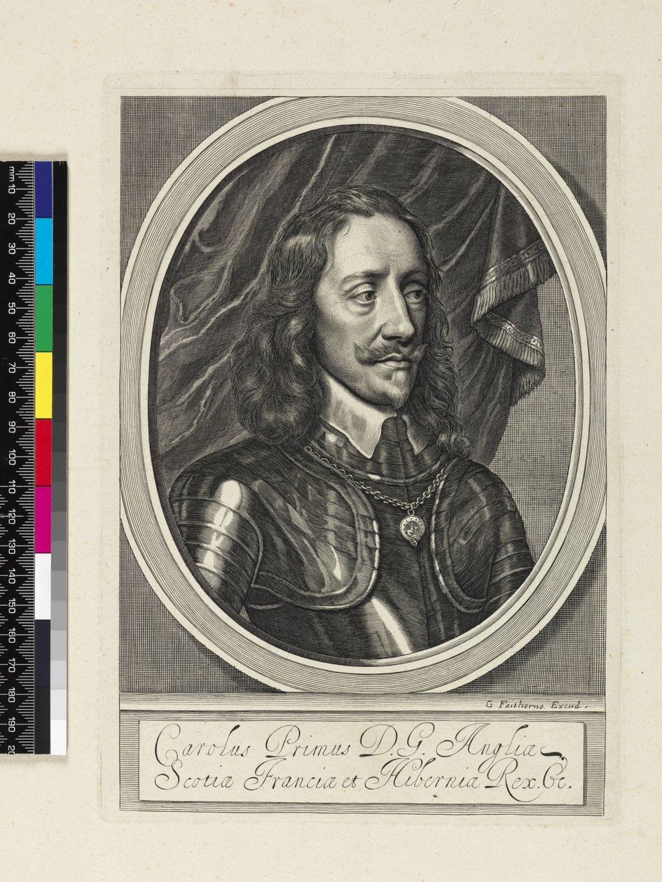 Retrato de Carlos I, 1658 de William Faithorne