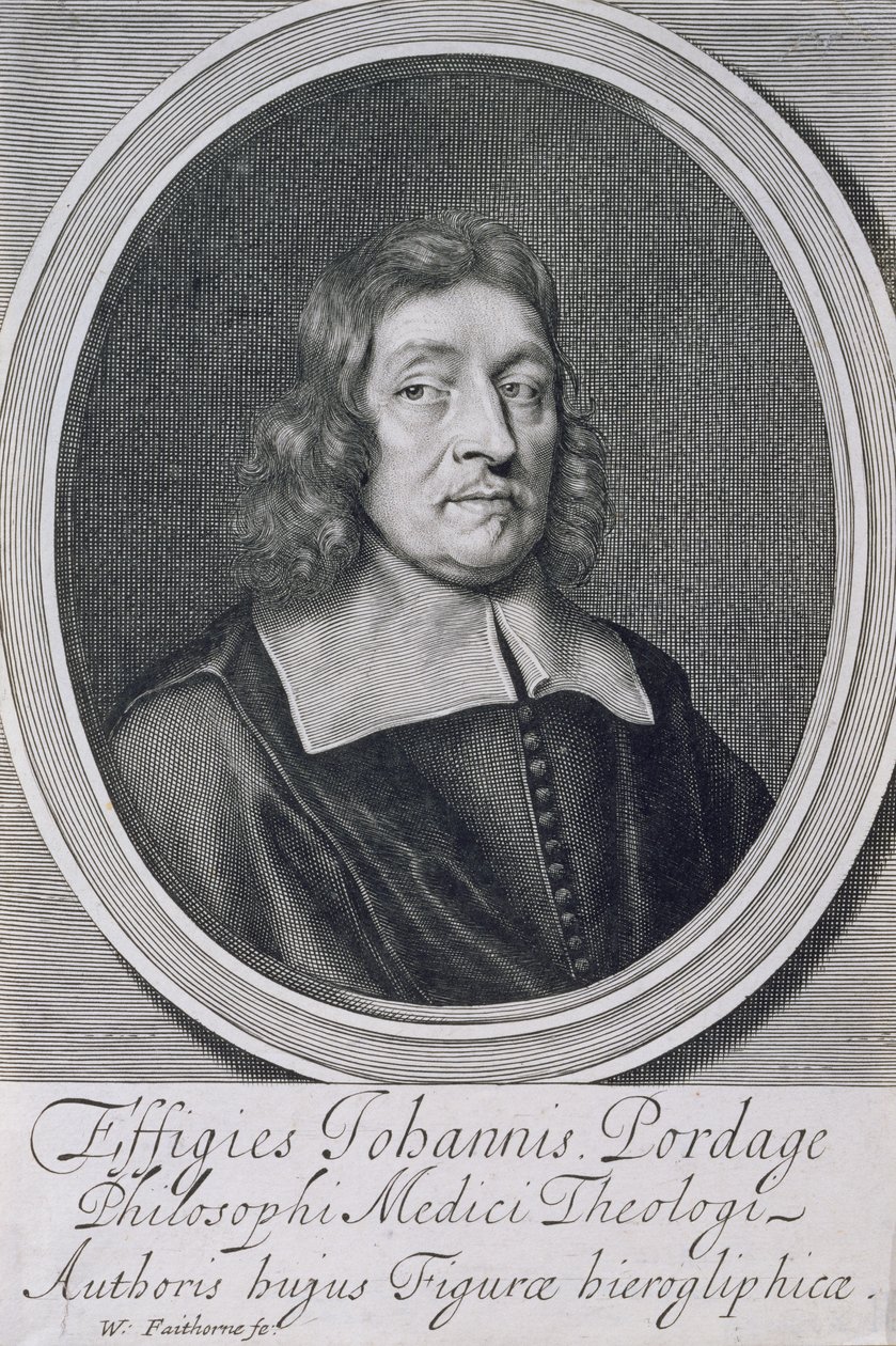 Retrato de John Pordage (1608-98) de William Faithorne