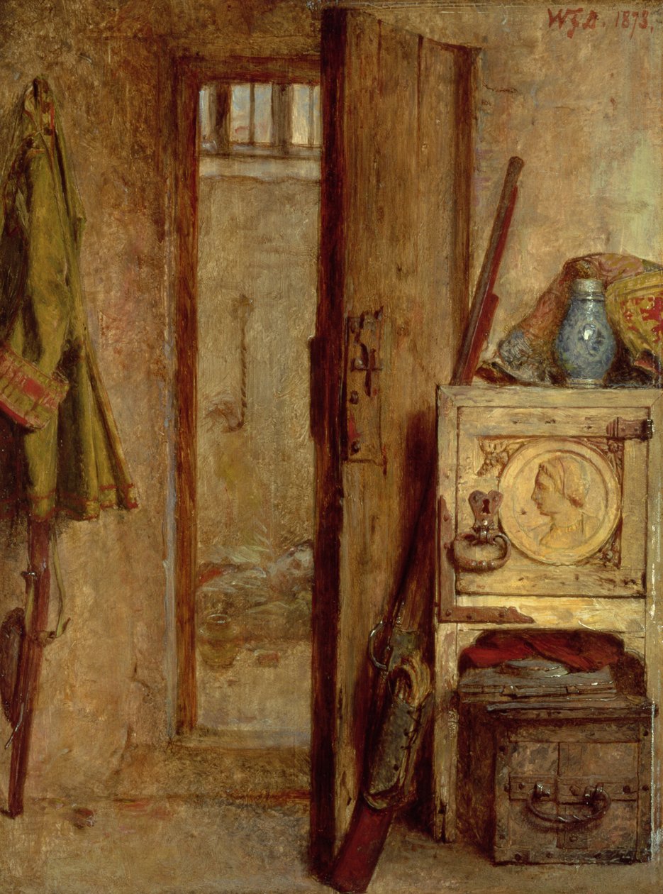 O prisioneiro, 1873 (par de 128787) de William Fettes Douglas