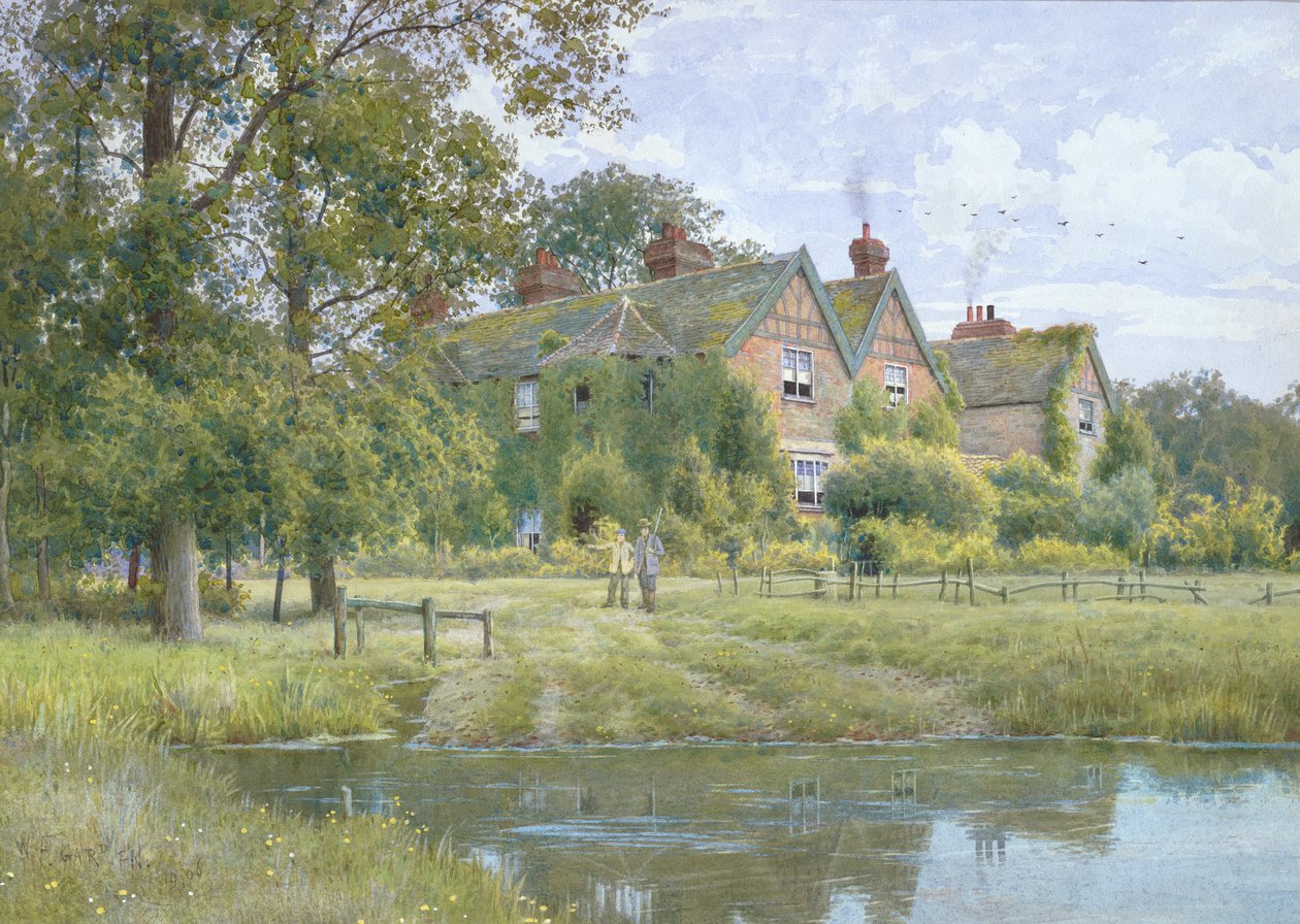 No Ouse em Hemingford Gray, 1890 de William Fraser Garden