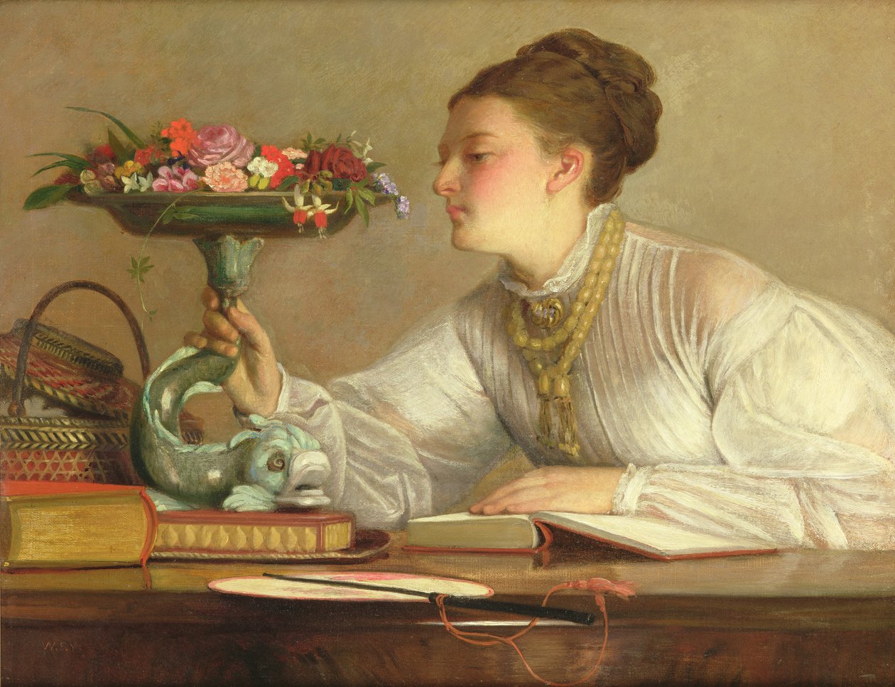 Flores do dia de William Frederick Yeames