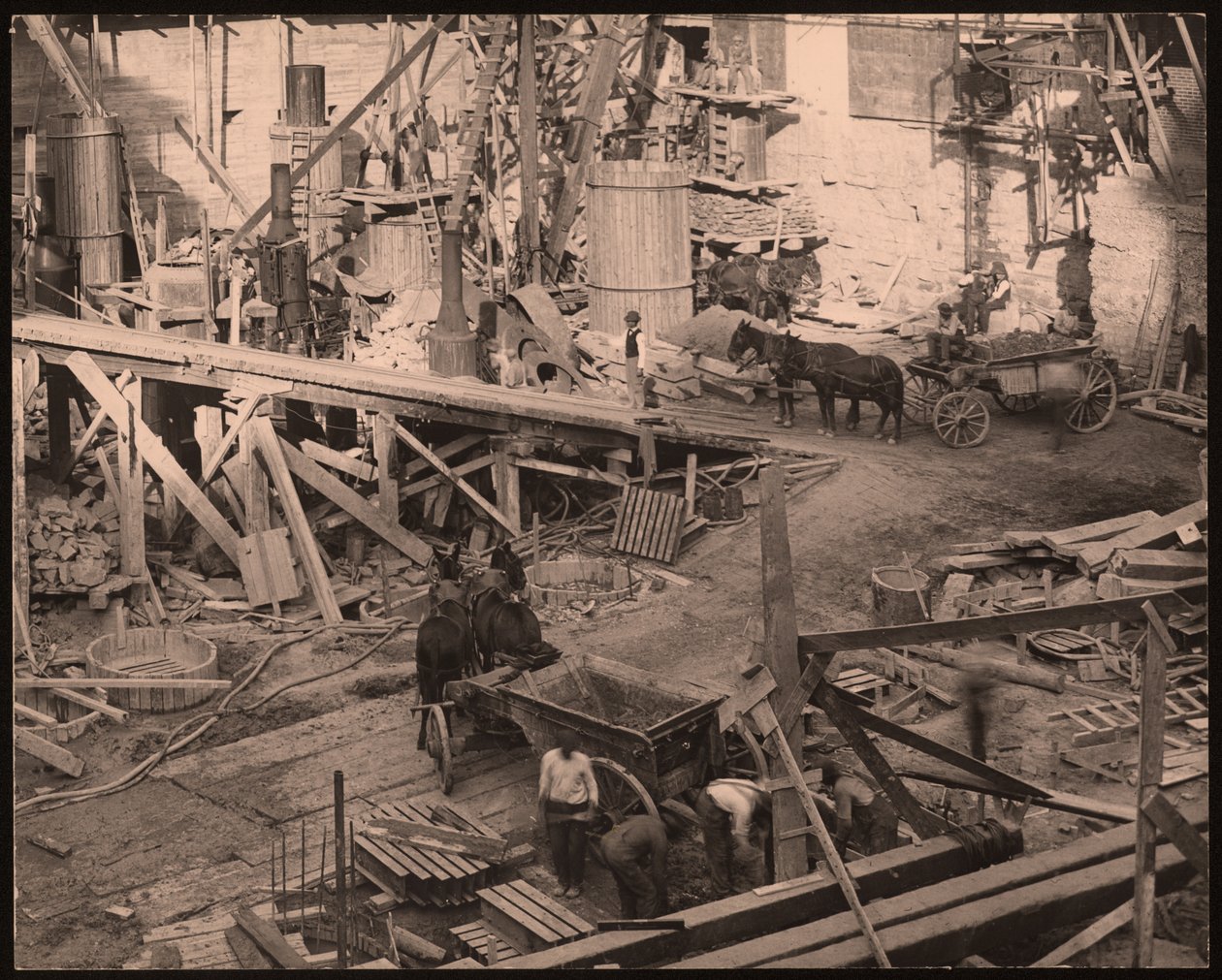 construção do Statler Hotel. Nona e canto sudeste de Washington de William G. Swekosky
