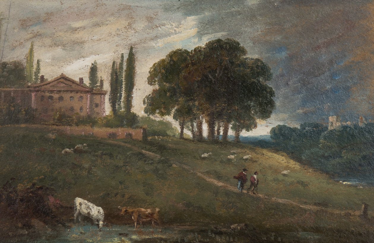 Hampstead capriccio, 1828 de William George Jennings