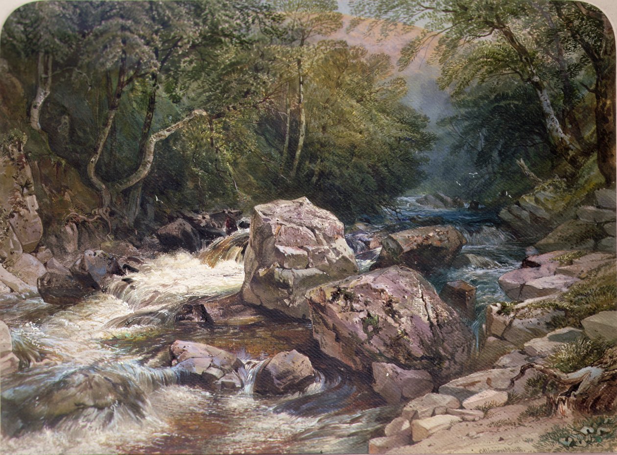 Cena da montanha de William Gersham Collingwood