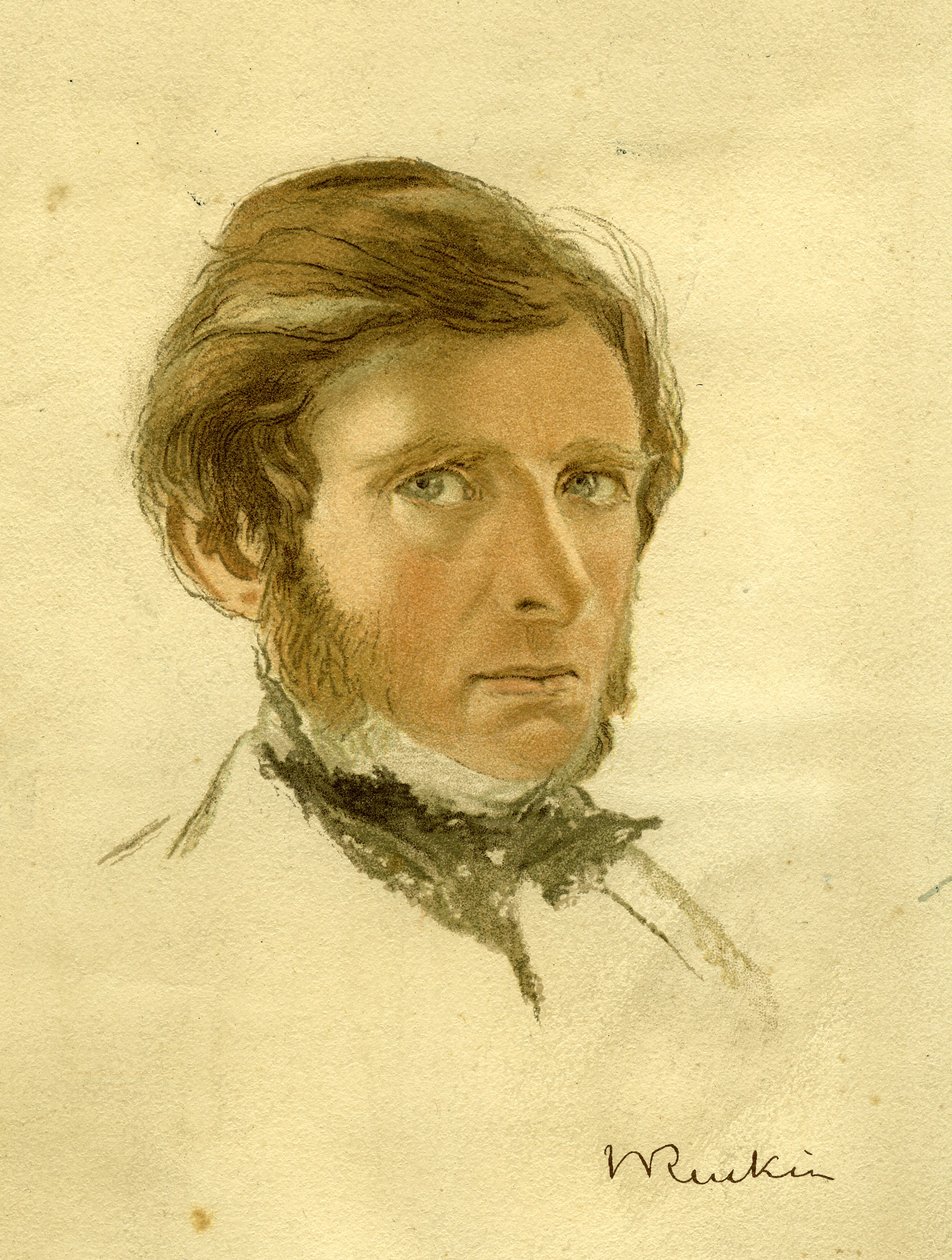 Retrato de John Ruskin, c.1861 de William Gersham Collingwood