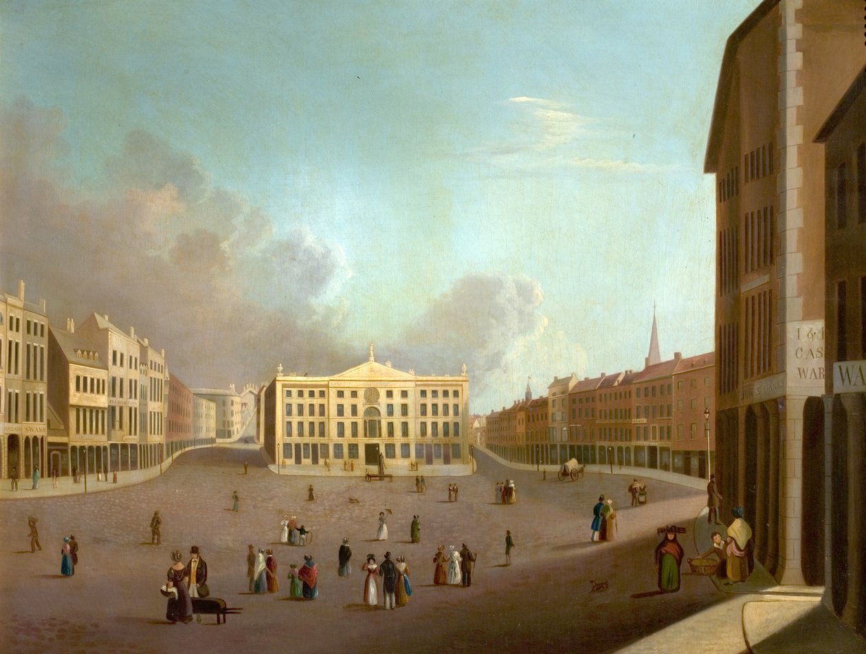 Nottingham Market Place, c. de William Goodacre