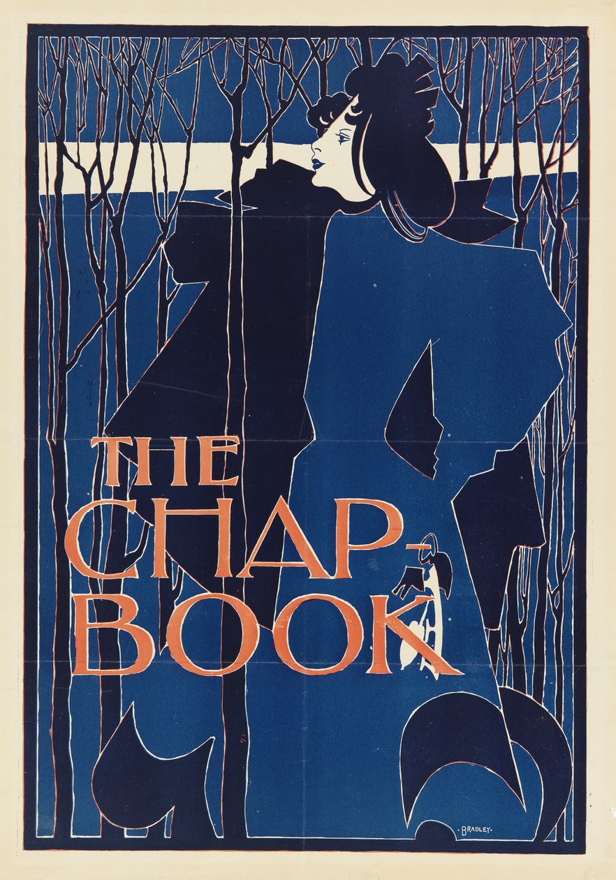A Dama Azul, poster para o livro de William Bradley
