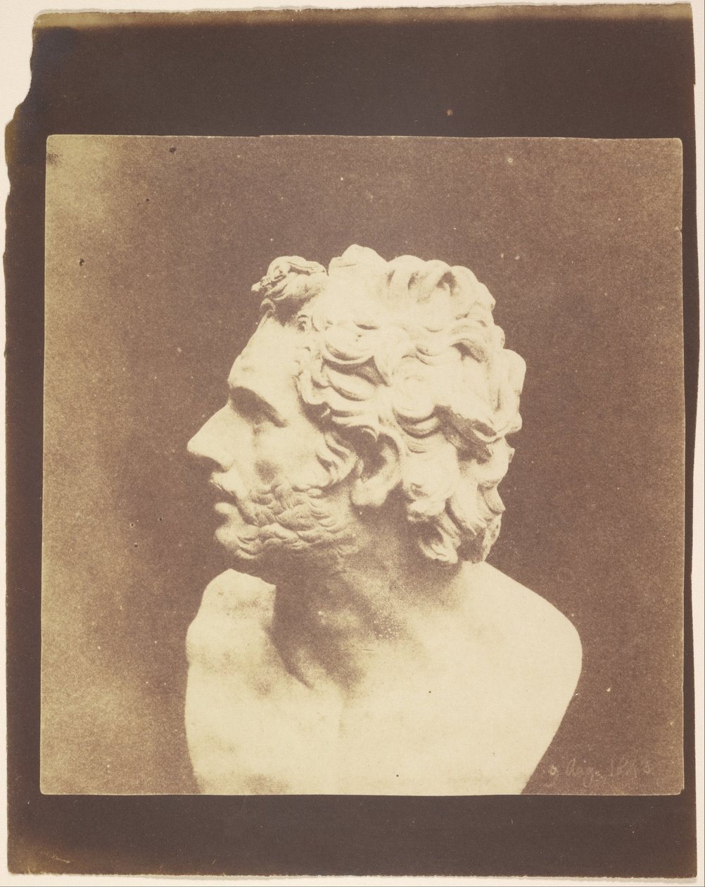 (Busto de Pátroclo) de William Henry Fox Talbot
