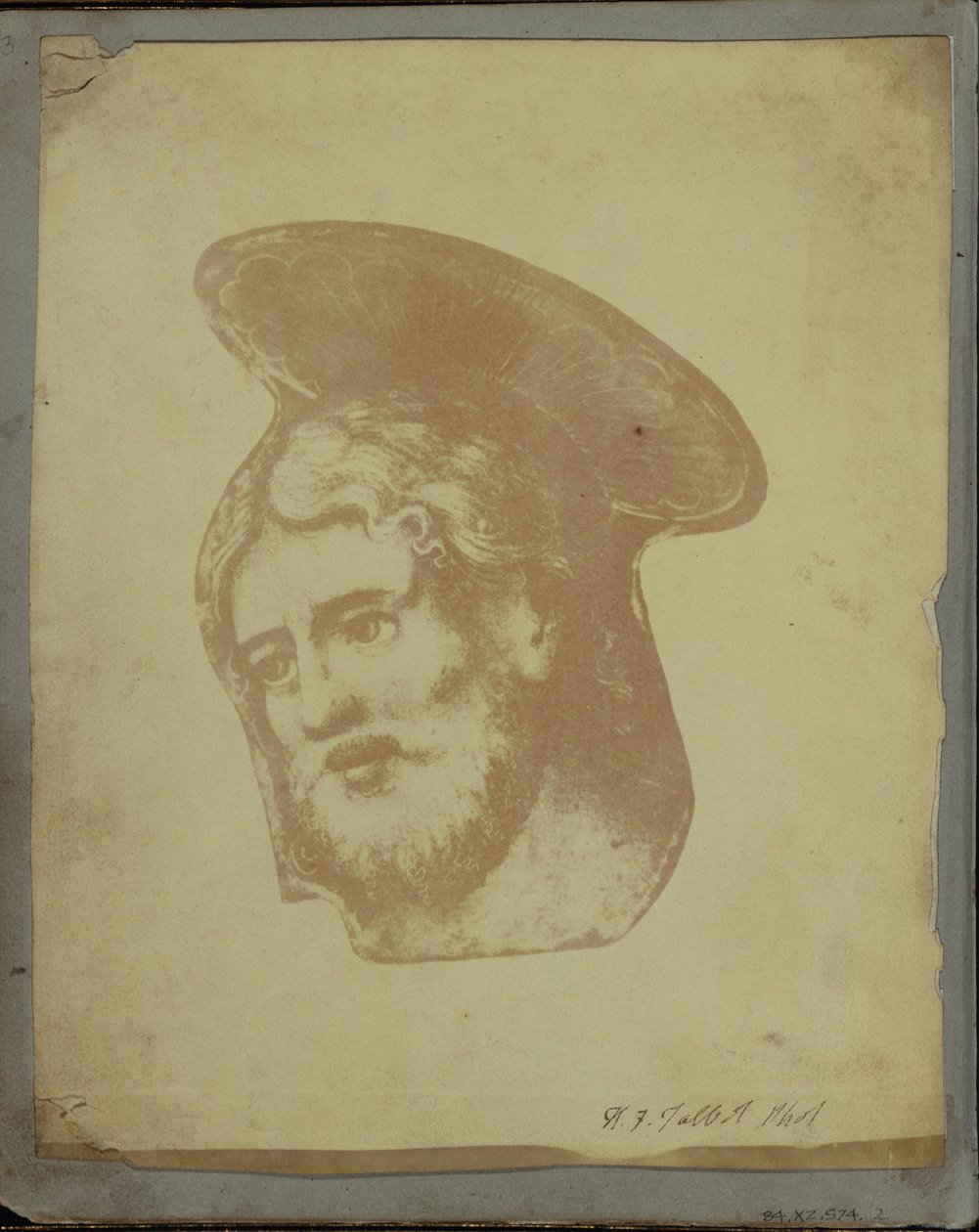 (Cabeça de um Santo Desconhecido) de William Henry Fox Talbot