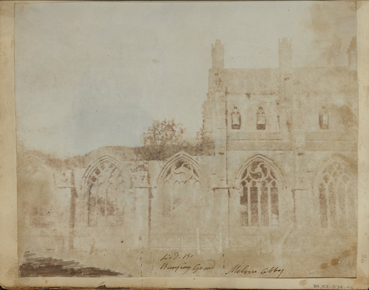 Abadia de Melrose. de William Henry Fox Talbot