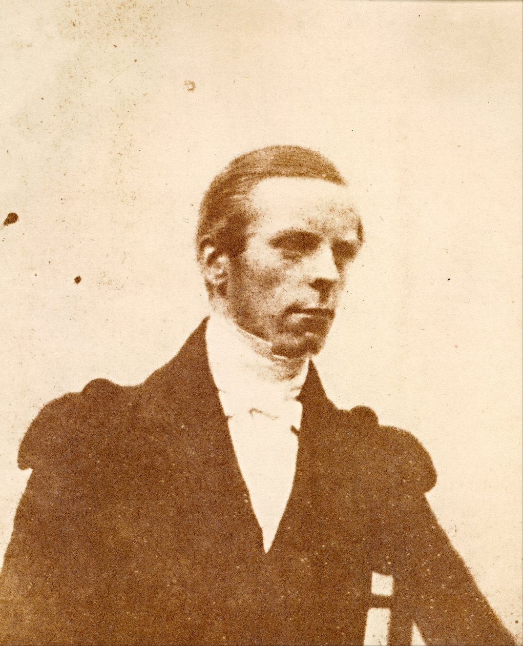 Nenhum título (retrato de um homem) de William Henry Fox Talbot