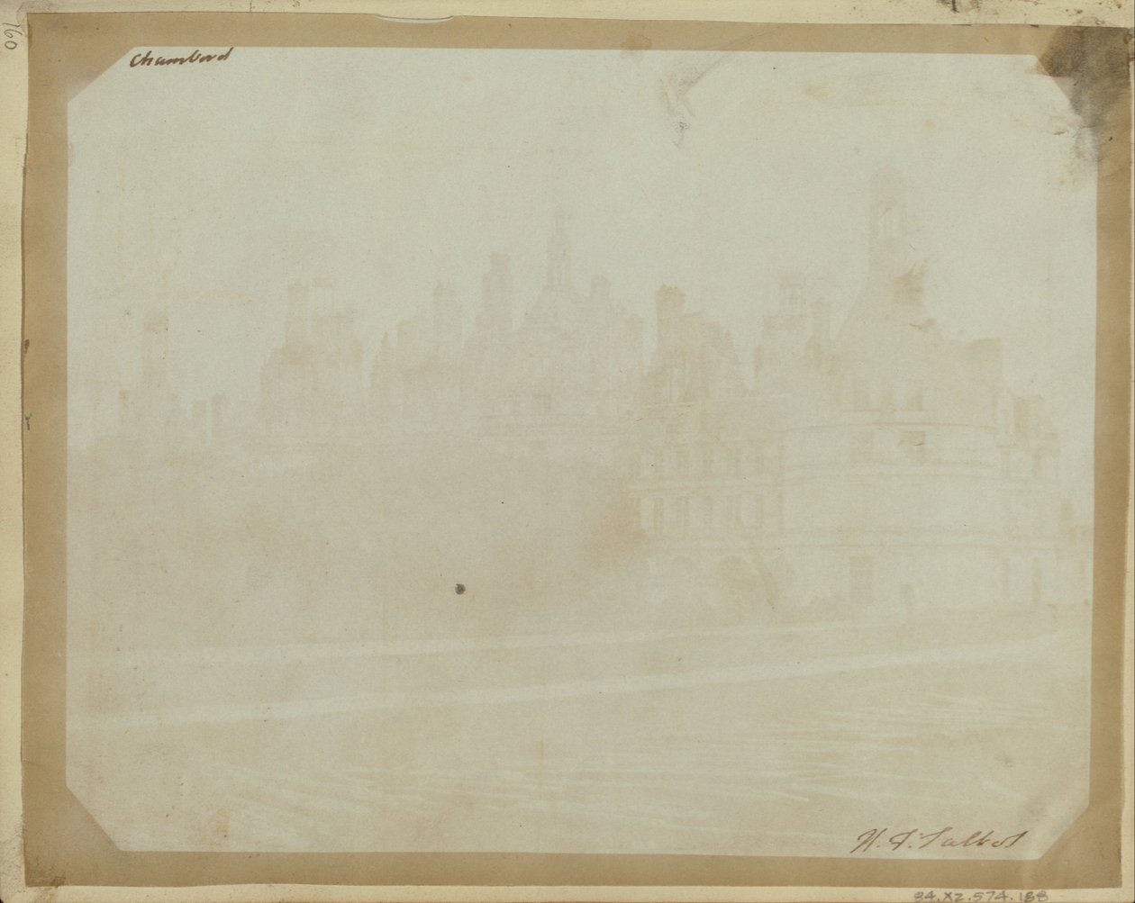 O Castelo de Chambord. de William Henry Fox Talbot
