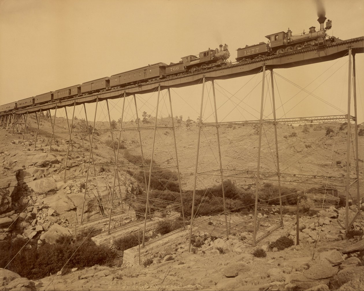 Dale Creek Bridge de William Henry Jackson