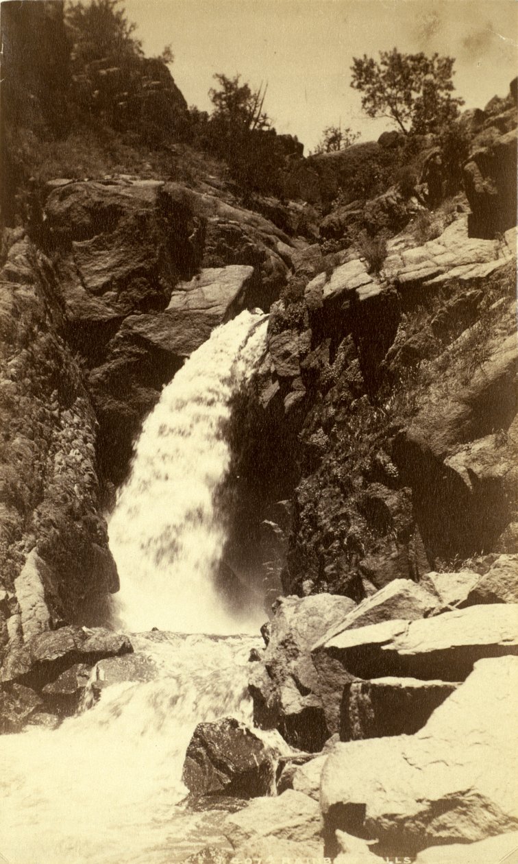 Rainbow Falls, c.1880 (impressão de albume) de William Henry Jackson