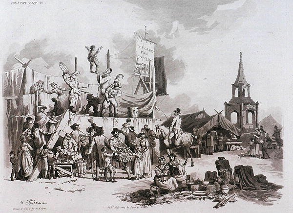 Country Fair, de Microcosmo, Vol.II, gravado por J. Hill, c.1806 de William Henry after Pyne