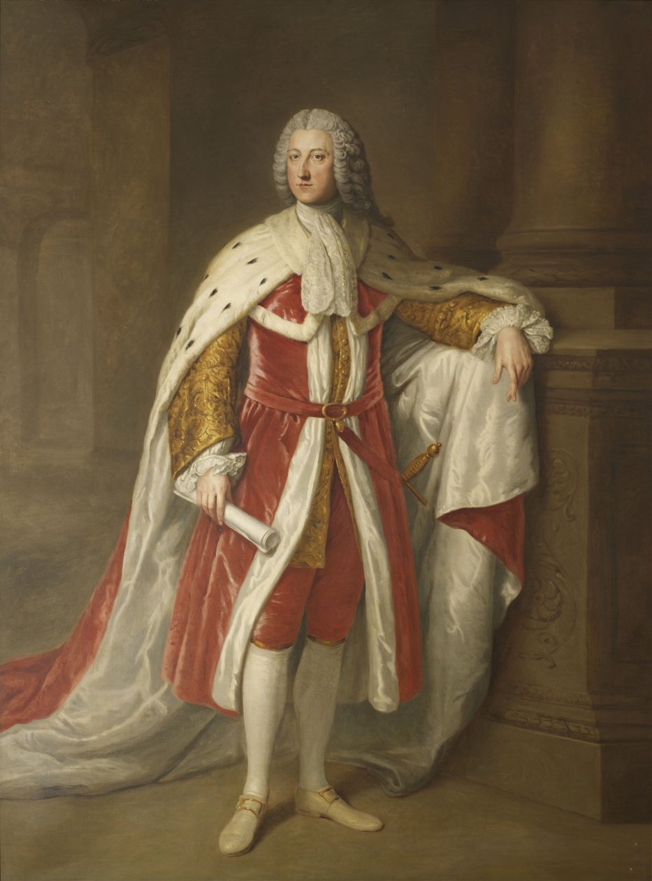 Retrato de William Pitt, 1º Conde de Chatham (1708-1778) de William Hoare