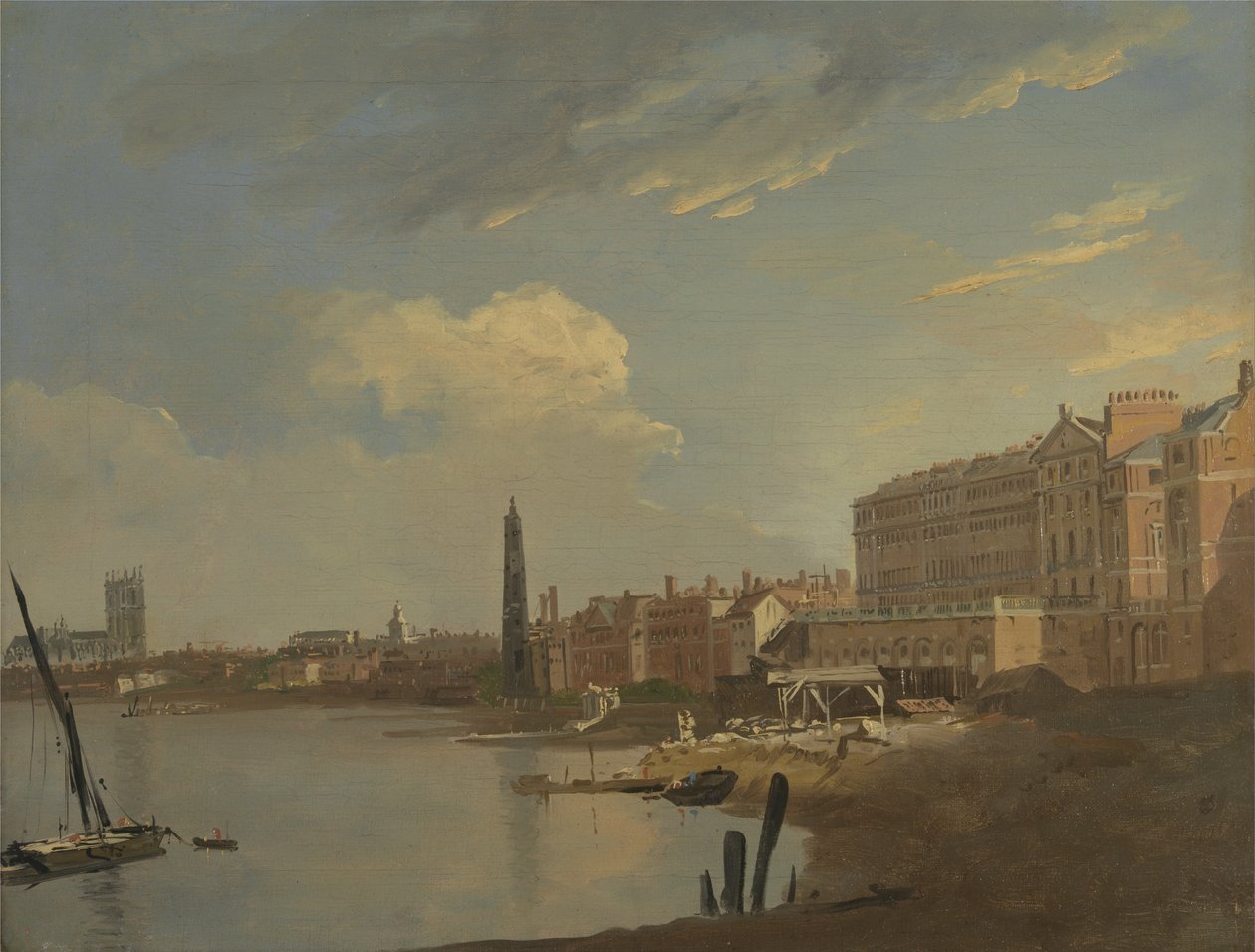 O Tamisa e o Adelphi de William Hodges