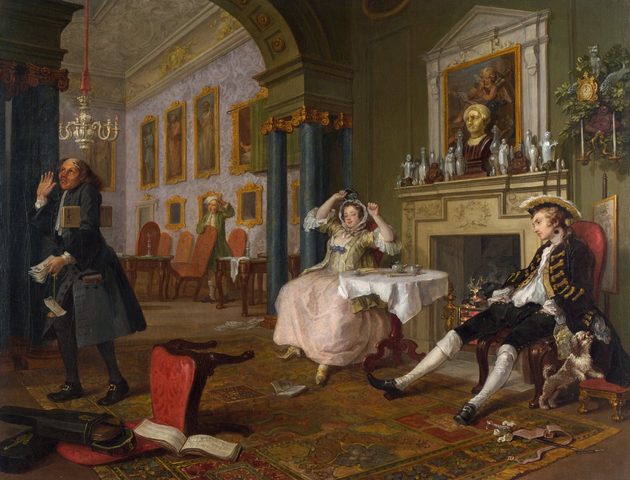 A-Fashion Wedding: 2, a cabeça a cabeça de William Hogarth