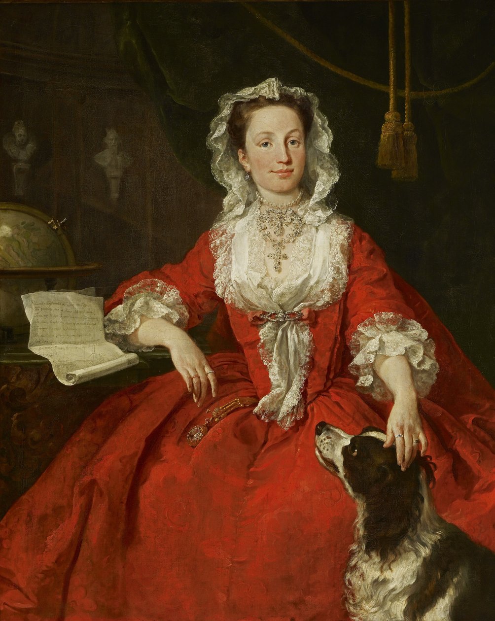 Retrato de Miss Mary Edwards de William Hogarth