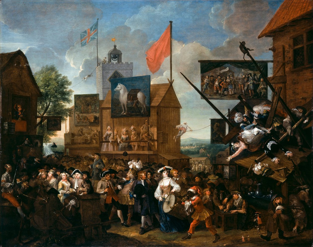 Feira de Southwark de William Hogarth