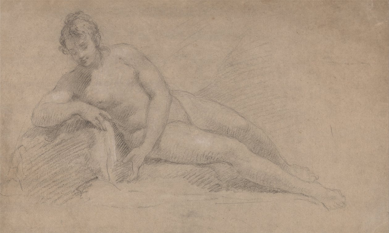 Estudo de um nu feminino de William Hogarth