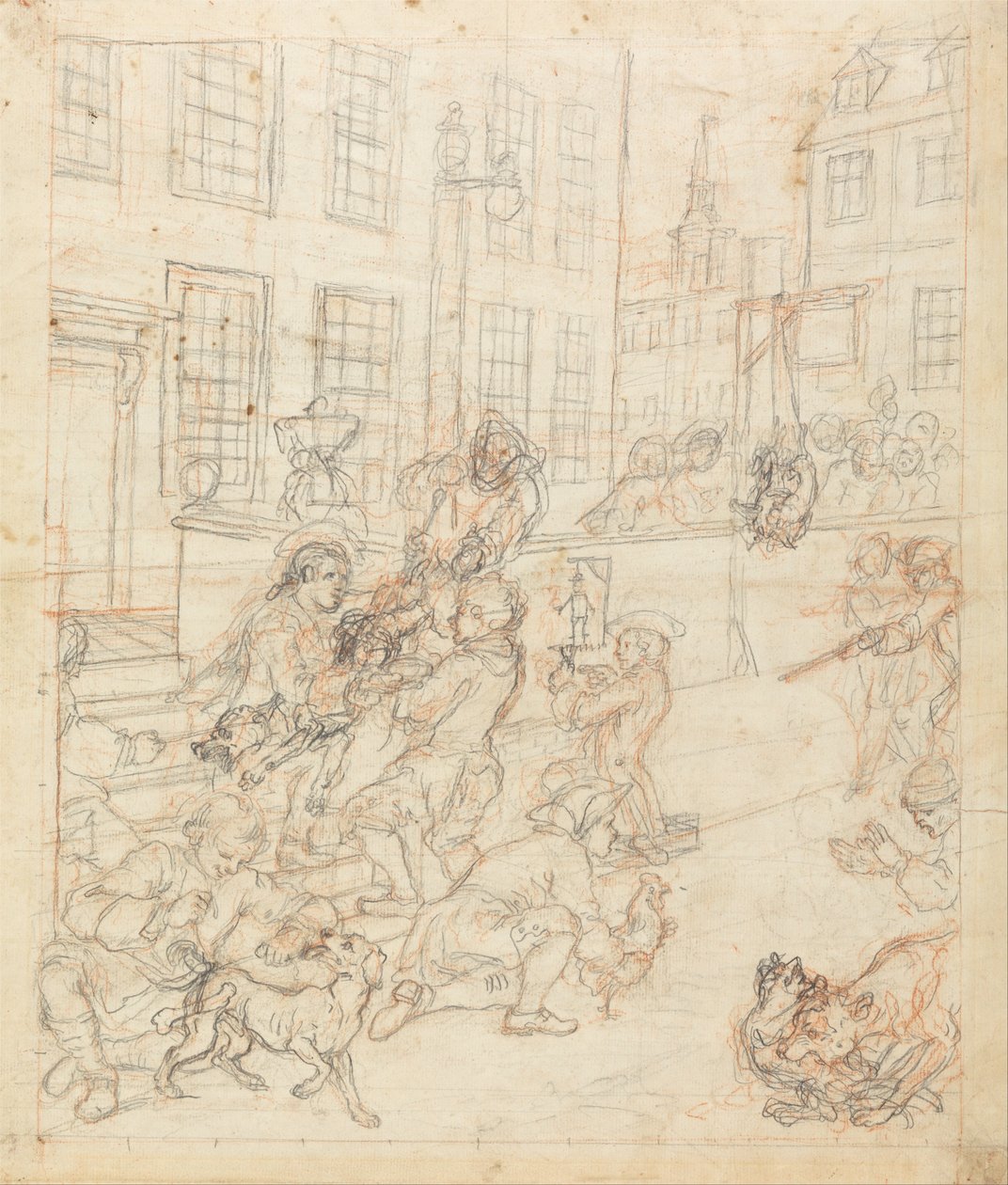 O primeiro estágio da crueldade de William Hogarth