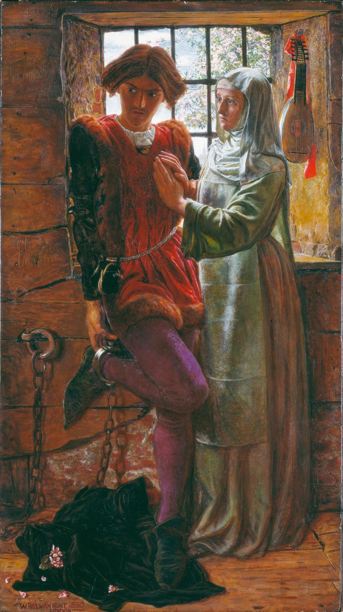 Claudio e Isabella de William Holman Hunt